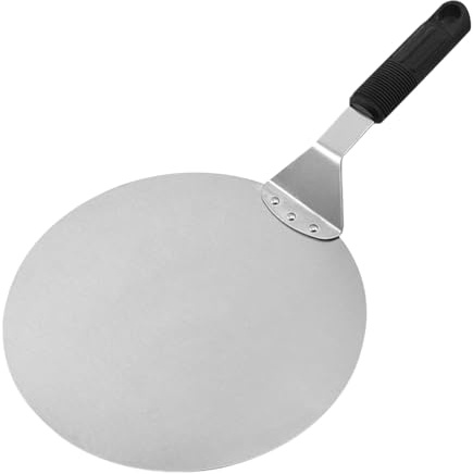 Uhngw Pizza Deslizador, Paleta y Espátula de Acero Inoxidable para Pizzas, Paleta Y Herramienta De Cocina Para Transferir Y Servir Pan O Tarta