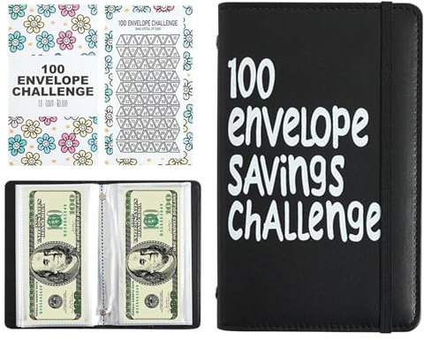 100 Buste Per Risparmiare Soldi – 7,01 X 4,33 X 0,79 Pollice Organizzatore Di Cartelle Di Contanti, Libro Di Reddito | Gestione Familiare, Pianificazione Di Emergenza A Basso P