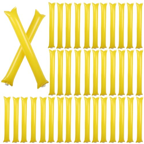 Inflatable Noise Generator, Thunder Sticks Noise Generator - 40 Pcs Cheerleading Batons, Portable Cheer Toy, Accessories for Parties, Sporting Events, Concerts