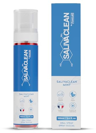 SalivaClean Anti-THC Munsprej 100 ml Mynta | Omedelbar Salivdetox | Rengör Saliv & Hjälper till att Eliminera Toxiner | Anti-THC Salivrengörare | Detox-spray för Saliv