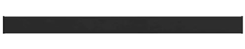 davanzale in PVC nero con venature del legno, 140 x 15 x 4,5 cm | Resistente all'umidità, facile da pulire, per interni ed esterni, facile da montare con adesivo