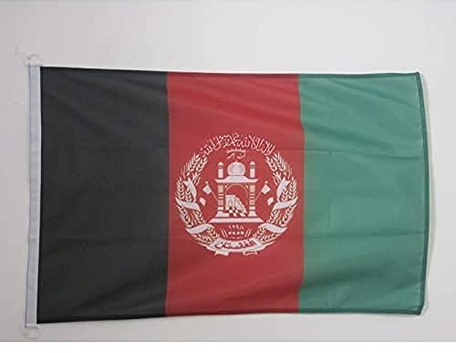 AZ FLAG Bootsflagge Afghanistan 45x30 cm Mesh-Polyester Kunststoffringe