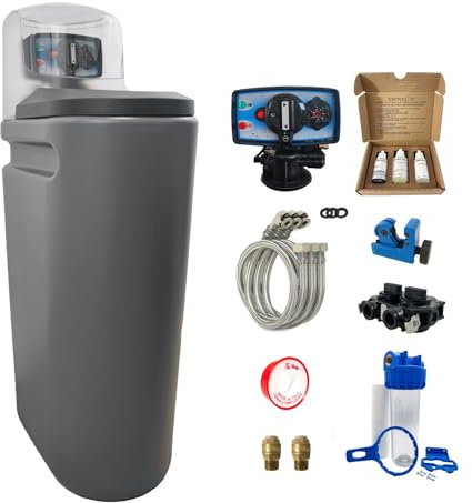 Addolcitore Acqua 16l Fleck 5600 Mc Cronometrico Meccanico Completo Di Kit Di Installazione Fatto In Francia