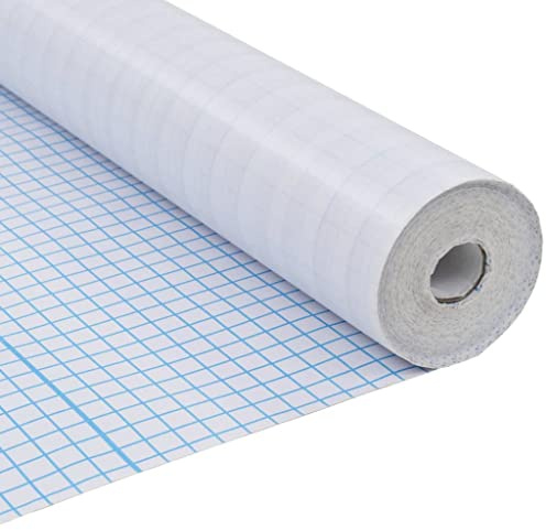 vidaXL Fensterfolie Matt Streifen-Design 0,9x20 m PVC