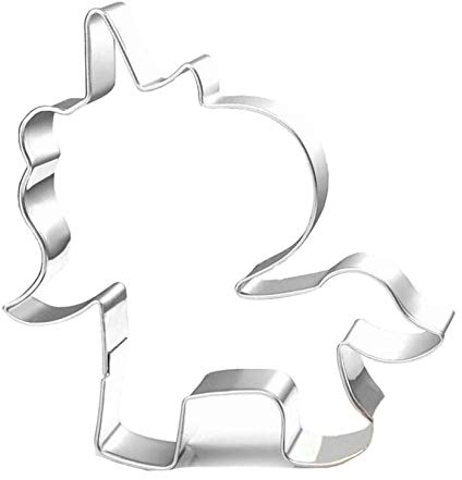 WJSYSHOP Ausstechform Einhorn Pferd Look Back Form Edelstahl