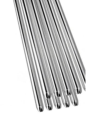 Lueao Cqinju-Welding Wire Rods 10Pcs 1.6mm 2mm Aluminium Flux Cored Weld Wire Easy Melt Welding Rods For Aluminum Welding Sold, Multipurpose Repair Rods (Diameter : 2.0mm)