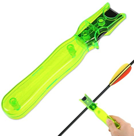 Archerest Fletch Remover, Arrow Stripper Vane, Stripping Removal Tool for Hunting Carbon Fiberglass Aluminum Feather Arrows (Green)