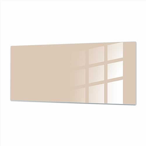 Canvasfly Magnetisches dekorativ glas 60x30 cm Sandfarbe für schicke Eleganz in Ihrem Zimmer