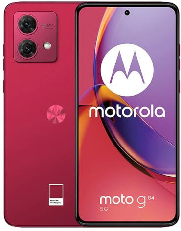 Motorola Smartphone Moto G84 6.55 256GB 12GB RAM Octa Core Qualcomm Snapdragon 695 5G Magenta
