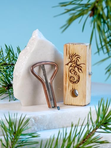Shamanicshop Horse Harp - Beginner's Handmade Musical Instrument with Excellent Sound - Original Russian Maultrommel (Jaw Harp)