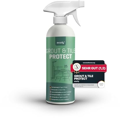 eco:fy Sellador de impermeabilización para juntas y azulejos para baño, ducha, cocina, contra moho, cal, suciedad, efecto loto, nano protección