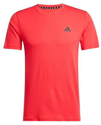 adidas Hombre Train Essentials Training tee, Lucid Red/Black, M