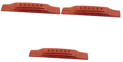 ifundom Folk Acoustic Guitar Bridge Redwood Saddle Bass Guitar Accessory Strings
