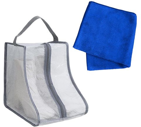 CZNBZIU Bolsas De Almacenamiento Portátiles Para Botas Cortas A Prueba De Polvo - Bolsa De Zapatos Portátil A Prueba De Polvo, Botas Altas Con Cremallera Organizador Bolsa, Bolsa Para Zapatos