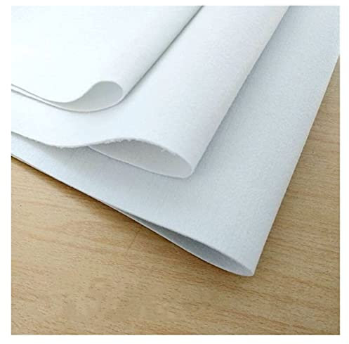 GBYUHAIJUN BüGelvlies Beidseitig Haftend,BüGelvlies Patchwork 200/300 / 400g Einzelseitengewebe Klebstoff-Baumwoll-Batting-Creme-Interlining-Füller(200g 100x50cm)