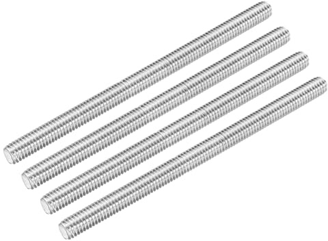 QUARKZMAN 4Pz Barra Filettata 3/8-16 UNC Passo Barre Filettate in Acciaio Inox 304 Destrorse Perni Barra Completamente Filettati Aste,140mm