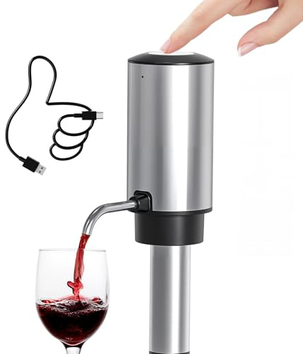 Elektrischer Weinbelüfter, Elektrischer Wein Dekanter | Wiederaufladbarer Weinspender Elektrischer Smart Dispenser für Weinliebhaber