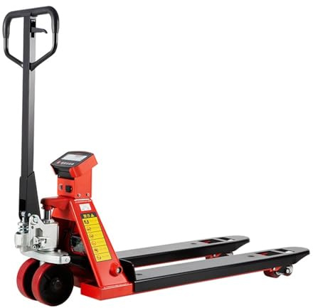 Atelier Balance de cric de Palette, Haute capacité 4 400 LB, lisibilité de 1,1 LB, Taille de Fourche de 46 x 27, Balance de cric de Palette Robuste Stable