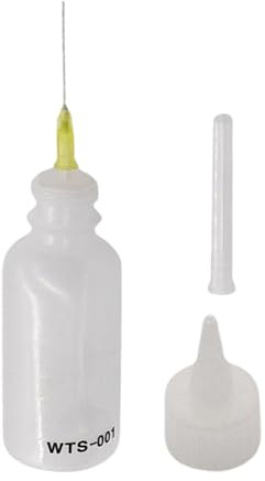 Botella De Dosificación Enemiga Con Punta De Aguja, Aplicador Portátil Para Gotas Precisas | Adecuado Para, Pegamento, Líquidos: Accesorios Prácticos Para Electrónica, Producción De Papel, Cons
