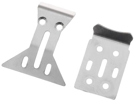 Elnwnnkc Protector De Chasis Ajuste Preciso para Modelos Todoterreno para Actualizaciones Automóviles con Control Remoto B Placa Deslizante Acero Inoxidable