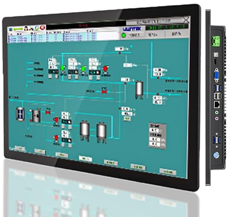 LADECNERHT Ordinateur Industriel Tout-en-Un à écran Tactile Capacitif Ip65, pour Bornes Interactives, Usines Et Automatisation, Windows 10 19inch-i5-8250U(8GRAM+256GSSD)