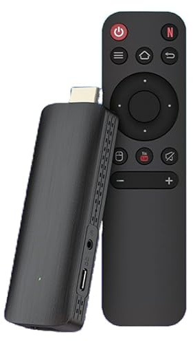 Moliuoly ForQ6 Clé TV pour Android 10 4K 1080P Dual Band WiFi 6-Streaming