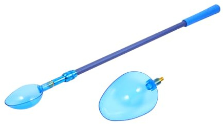 Beavorty Cuchara para Lanzar Cebo Pesca 3 Piezas con Mango de PC Resistente Pala para Lanzar Señuelos y Alimentación Accesorio para Pesca al Aire Libre