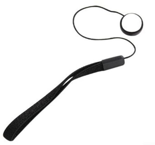 Lens Cap Keeper Camera Lens Lanyard Strap with Anti-Lost Rope for DSLR and SLR Lens Cover Tether Holder Photography Gear Accessory Cord, Black(5)