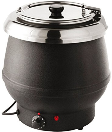 Garcia de pou Marmite De Soupe Bain Marie 10L (70ºc - 95ºc) 34,5X36 Cm Noir Inox - 1 unités