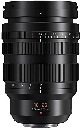 Panasonic Lumix G Leica DG Vario-Summilux 10-25mm, F1.7 ASPH. Lens, Stepless Aperture, Video Performance, Mirrorless Micro Four Thirds Mount, H-X1025