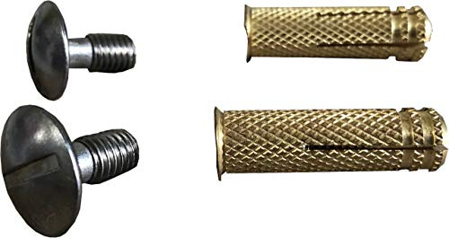 INTERNATIONAL COVER POOL Tornillos de Anclaje ø10 para cobertor de Piscina Kit 10 Ud (Tornillo + Taco)