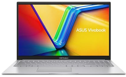 ASUS Vivobook 15 F1504ZA#B086ZCDRL7, Notebook con Monitor da 15,6 FHD Anti-Glare, 60Hz, Intel Core 12ma gen i7-1255U, RAM 16GB, 512GB SSD PCIE, grafica Intel Iris Xe, WIN 11 HOME, Argento