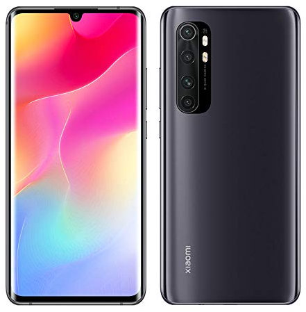 Xiaomi Mi Note 10 Lite, Pantalla FHD+ 6.47, 6GB + 128GB, Cámara 64MP, Snapdragon 730G, Dual 4G, 5260mAh con carga rápida 30W, Android 10, Negro