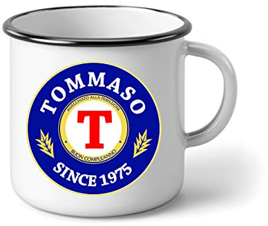 Colorfamily Tazza Personalizzabile Compleanno - Since - personalizza con Nome e Anno - Tazza in Alluminio