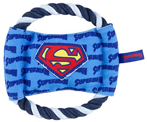 Cerdá - for Fan Pets | Superman Hundespielzeug Seil Beißring - Offizielle DC Comics® Lizenz