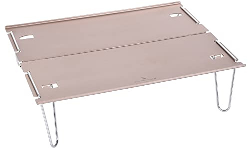 Boundless Voyage Folding Camping Table Removable Outdoor Aluminium Alloy Mini Table Portable Dining-table Brown
