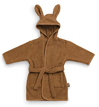 Jollein Peignoir de bain en éponge 1-2 ans Caramel