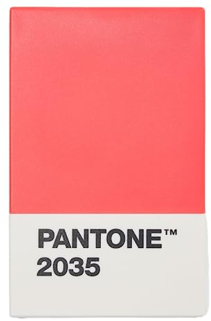Pantone Unisex Kredit-und Visitenkartenhalter Kreditkartenhalter, Red 2035