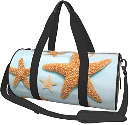 Runde Reisetasche 3D Schöner Maritim Sommer Turnbeutel für Männer Frauen Seesack Sporttasche