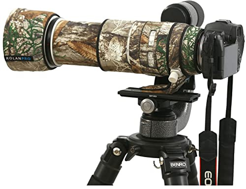 Rolanpro ROLANPRO - Copriobiettivo impermeabile per Canon RF 100-500 mm F/4,5-7,1 L è USM Camouflage Rain Cover-#27