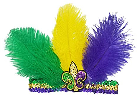 Mode Zubehör Haarband Brasilien Pfau Feder Kopfschmuck Haar Kopfschmuck Stirnband Halloween Für Erwachsene Und O9c9 Kinder Carni
