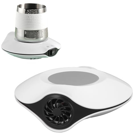 Topyond Weißer USB-Smart-Kaffeewärmer, Konstante Temperatur, Getränketassenwärmer, Kühlen Und Heizen, Kaffeewärmer Für Den Schreibtisch, Schnelle Wärmeableitung, Tassenwärmer Für Winte