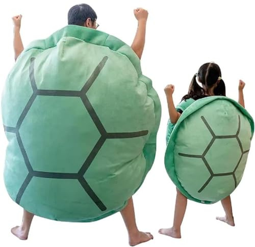 Syansju Schildkröten Kissen Zum Anziehen, Schildkrötenpanzer, Schildkröte Decke, Schildkrötenkissen Riesen Kissen, Turtle Pillow (80CM/31.4in)