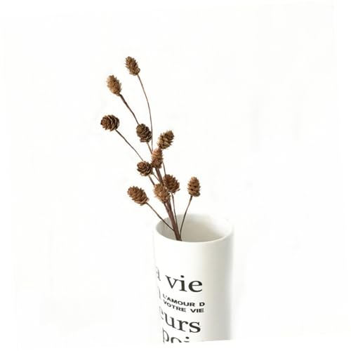 Warmhm 4 Stück Weihnachts-kiefernpflücker Weihnachtsmittelstücke Natural Pine Cones Artificial Pine Picks Tannenzapfenverzierung Weihnachtskranz Selber Basteln Künstlich Beerenzweig