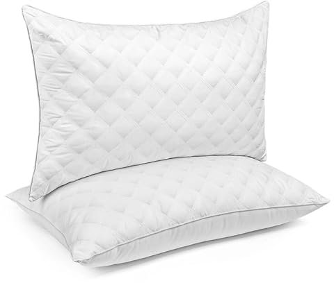 Meisterhome® 2er-Set Kopfkissen 40 x 80 cm für Seitenschläfer, Queen-Size-Kissen, kühlende Hotel Qualität Kopfkissen - zum Schlafen, Alternative Füllung, luxuriöse, weiche, unterstützende Plüschkissen