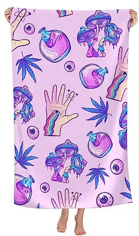 Herren Damen Microfaser Handtücher Pilze Duschtücher Erwachsene Saunatuch Kinder Poolhandtücher Für Strand Sauna Picknicks
