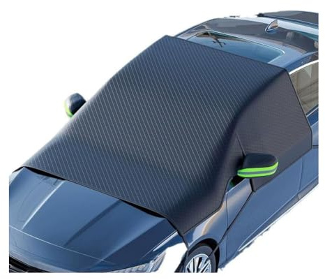 MINGRUILIHAI Protector Hielo Parabrisas para Renault Megane Sedan 2006, Cubierta Nieve Parabrisa Delantero Plegable contra Heladas UV Lluvia Coche Accesorios,A/161 * 145 * 132 cm