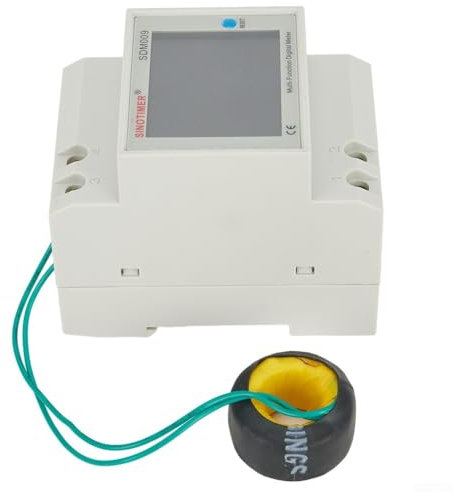 Compteur d'énergie avec écran LCD, mesure la tension 40 300 V, courant 0 100 A, puissance jusqu'à 30 000 W, pour la maison et l'industrie