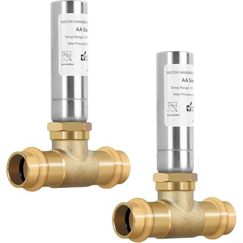 Plumbing Essentials 12 Inch Water Hammer Arrestors Made from Strong Copper and Stainless Steel Materials (1PCS)
