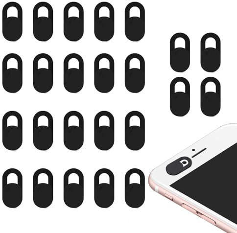 anneratteryer 24 Pezzi Webcam Cover Copri Webcam Copri Webcam Pc Portatile Copri Webcam Slider Copertura Webcam Ultra Sottile Camera Cover Per Laptop Pc Computer Portatile Phone Tablet Smartphones